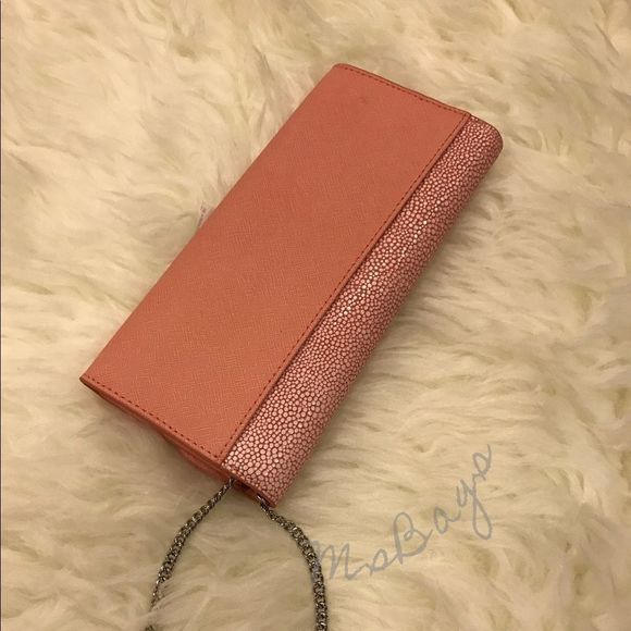 NWT Michael Kors Juliana 3 in 1 Flap Long Wallet Pink/silver - Picture 6 of 6